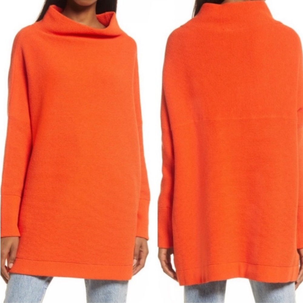 Free People Orange Cozy Sweater - Picture 10 of 11